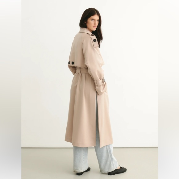 Attire the Studio Denim Trench Small - Picture 2 of 9